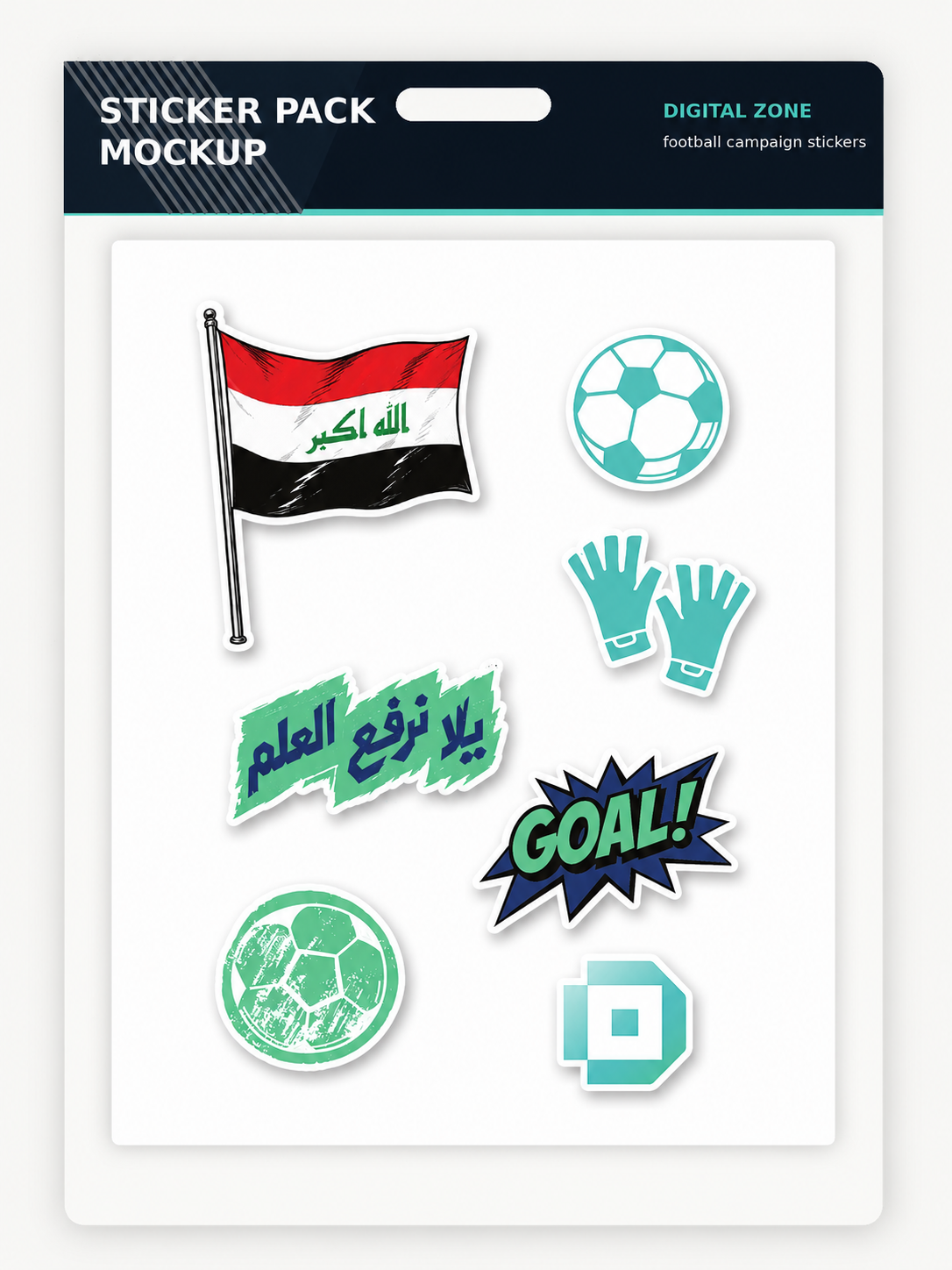 Sticker Pack Mockup