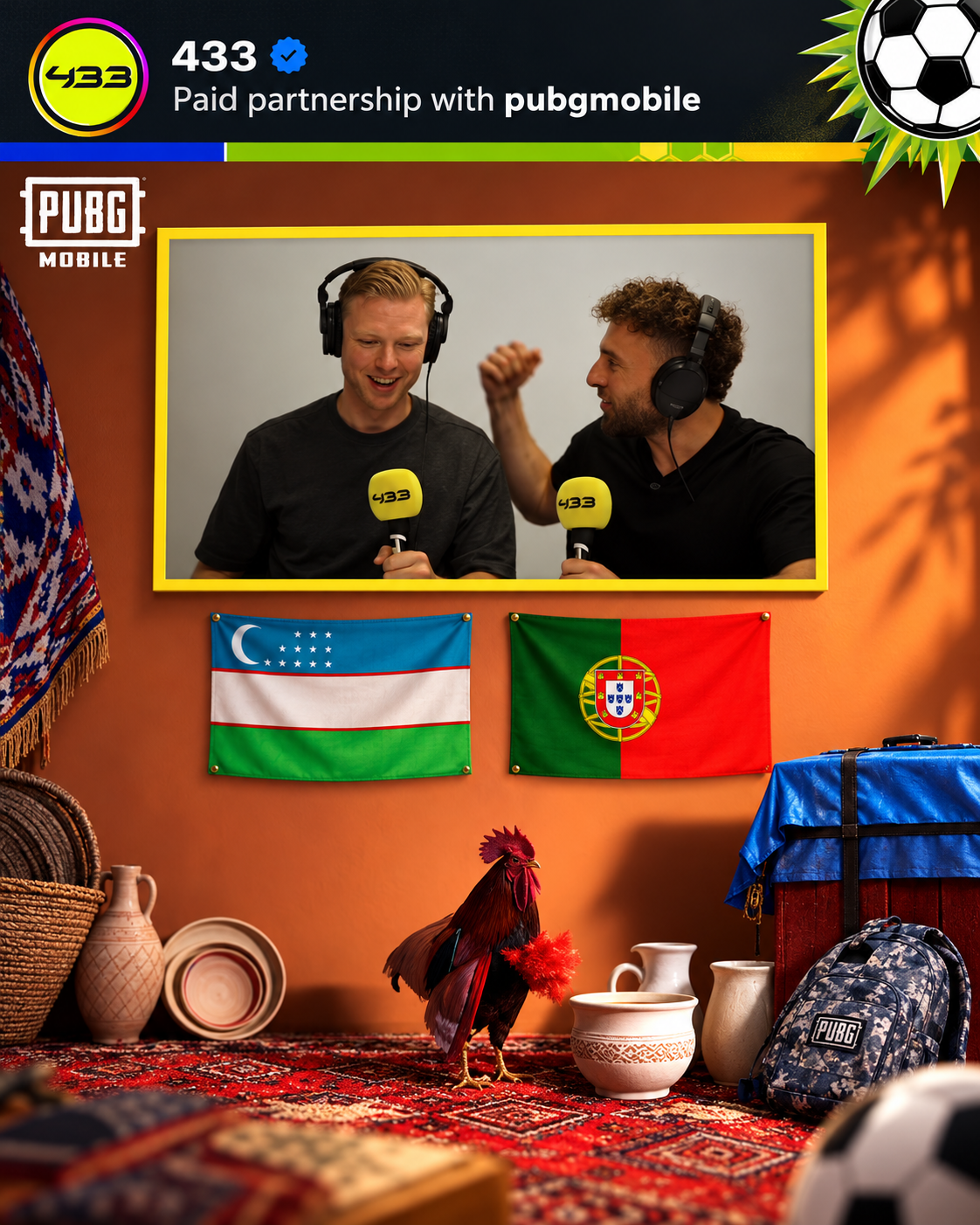 PUBG MOBILE World Cup Influencer Campaign Chicken Dinner Meets Match Predictions